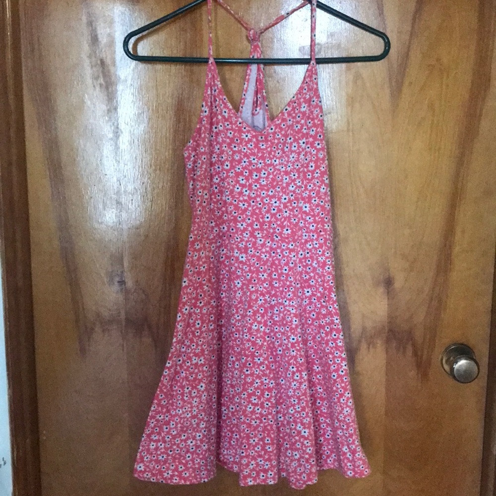 Pretty pink floral dress